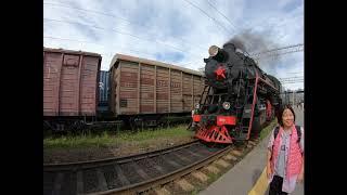 steam locomotive coupling at Slyudyanka