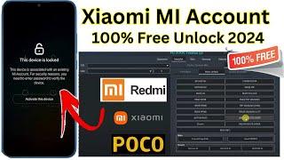 All Xiaomi Mi Account Remove 2024 Unlock Mi Account RedmiPOCO 100% Free Tool Bypass Mi Cloud ID