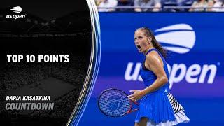 Daria Kasatkina  Top 10 Points  2023 US Open