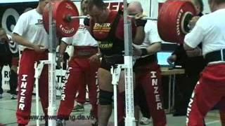 Andrey Malanichev SQ 390kg@125kg_Powerlifting IPF European Championship 2005