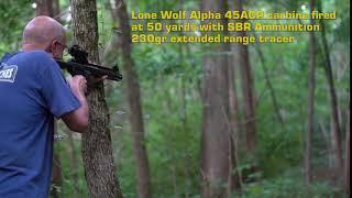 Lone Wolf Alpha 45ACP carbine light em up