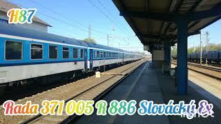 Řada 371 005  R 886 Slovácký Expres