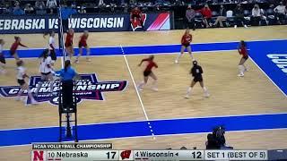 Kenzie Knuckles Dig Legion Of Boom Nebraska Husker Volleyball National Championship 12182021