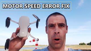 DJI Mavic Mini Motor Speed Error FIX Before You Create MAGIC SMOKE