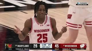 Wisconsin Basketball Highlights vs Maryland 31424