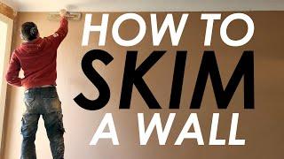 How To Plaster A Wall  Skim Coat Plastering Plastering Tutorial