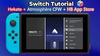 How to install Atmosphère CFW Hekate and Homebrew  Switch TUTORIAL