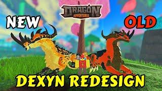 Comparison of NEW and OLD Dexyn models. Dragon Adventures Roblox