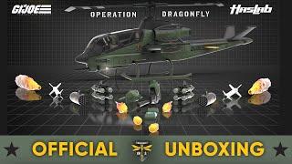 Unboxing the G.I. Joe Classified Series Assault Copter Dragonfly XH-1 HasLab  Yo Joe June 2024