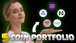 My 5 Altcoin Portfolio  2024 Crypto Bull Run Challenge