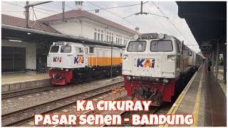 Jakarta Ke Bandung Cuma 45k ⁉️Trip KA Cikuray Pasar Senen - Bandung.