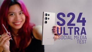 Samsung S24 Ultra social media test IG Tiktok & Snapchat