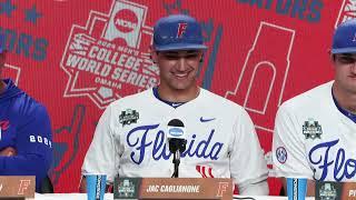 2024 Mens College World Series Florida Game 10 Postgame Press Conference