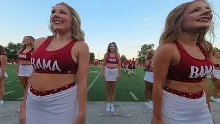 University of Alabama Million Dollar Band Parent Preview Show 2024 Million Dollar Divas Sideline Cam