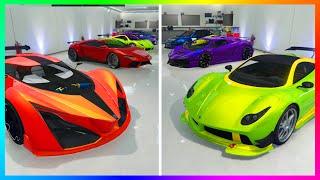 GTA Online ULTIMATE Garage Tour w 50 Cars Worth Over $30000000 In Total NEW DLC Cars & MORE