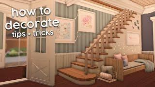 How to Decorate your House Builds in Bloxburg Tips & Tricks