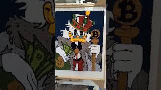 Tufting Scrooge McDuck Money Rug.