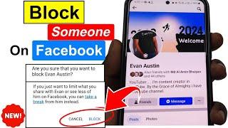 How to Block Someone on Facebook 2024