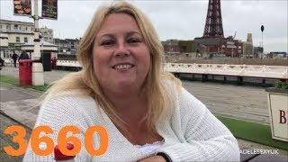 ADELESEXYUK DOING A QUICK ADVERT ABOUT HER BLACKPOOL TRIP