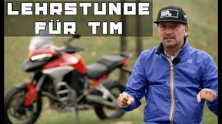 Ducati Multistrada V4S  Tim Schrick  Bernd Hiemer  Offroadbereich BILSTER BERG