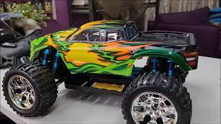 Hsp Brontosaurus pro 110 monster truck blast