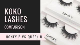 KOKO LASHES - HONEY B vs QUEEN B - COMPARISON