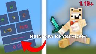 KEYSTROKE and cps counter for mcpe1.181.19+