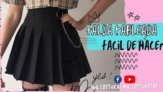 falda tableadaFACIL DE HACER