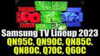 Samsung Tv Lineup 2023  Samsung QN95C  Samsung QN90C  Samsung QN85C  Samsung QN80C Samsung Q60C