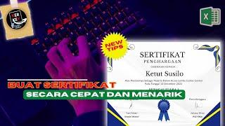 CARA BUAT SERTIFIKAT NAMA YANG BANYAK SECARA CEPAT