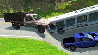 Cars vs Massive Potholes #2 – BeamNG.Drive