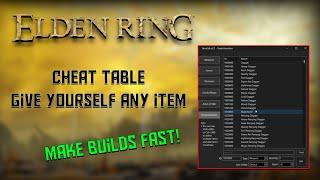 Elden Ring Cheat Table - How to Get any Items or Runes CHEAT ENGINE