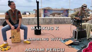 Groovy Street Blues in Morocco - Jamming with Adham Percu