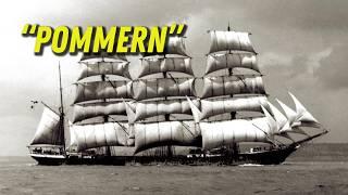 SV Pommern. The only four-masted sailing ship in the world thats still in its original state.