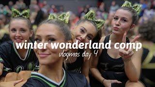 cheer comp winter wonderland  vlogmas day 4