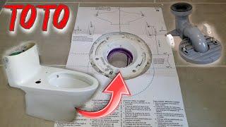 TOTO CST642CEFGAT40#01  TOILET  HOW TO INSTALL?