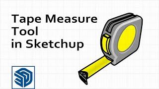All Secrets about Tape Measure Tool in Sketchup  Sketchup Tutorial