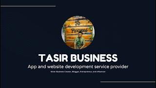 TASIR BUSINESS - A business service provider agency