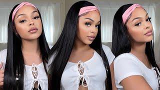 Bone Straight Wig Tutorial  Luvme Hair Headband Wig  Is It Worth The Hype?