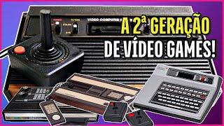 A 2ª Geração de videogames Atari Odyssey Intellivision Colecovision e Channel F