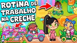 ROTINA TRABALHO NA NOVA CRECHE  AVATAR WORLD ROTINAS E HISTÓRIAS