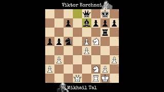 Mikhail Tal vs Viktor Korchnoi  Reykjavik Iceland 1987