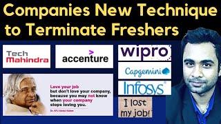 IT Companies New Technique to Terminate Freshers  Ask for Onboarding Get Termination mail