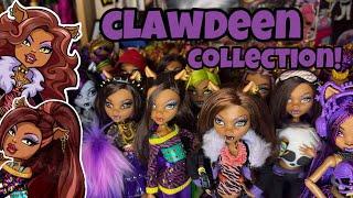 My CLAWDEEN WOLF Monster High Doll Collection G1 & G3 2010-2024