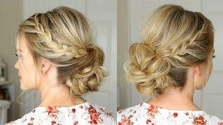 Lace Braid Homecoming Updo  Missy Sue