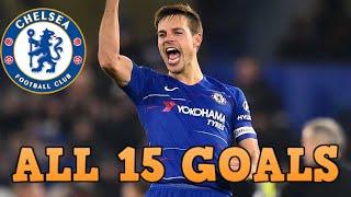 Cesar Azpilicueta - All 15 Goals for Chelsea so far - 2012-2022