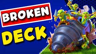 Most Broken Deck Goblin Drill Wall Breakers  - Clash Royale