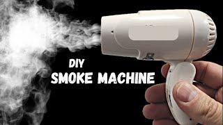 DIY portable Smoke  Fog Machine  Tons of smoke from old hairdryer