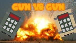 Unturned Gun VS Gun  Precision Charge VS Demolition Charge