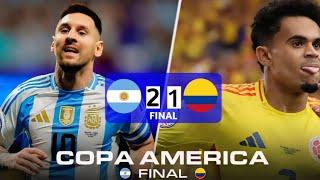 Argentina vs Colombia 2-1 Goals & Highlights - Copa America Final 2024